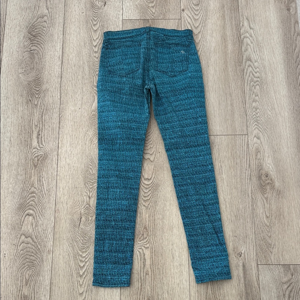 Rag & Bone Vibrant Blue patterned Jeans - Picture 5 of 5